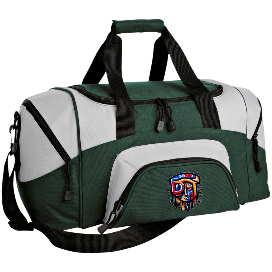Small Colorblock Sport Duffel Bag